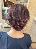 ヘアーエポック(hair epoque) ヘアセットシニヨン結婚式ドレスヘア