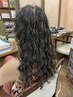 【弱め仕上】カット＋ソフトスパイラルパーマ＋トリートメント