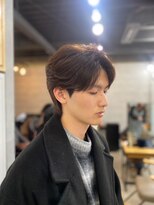 メンズカット バイ ソイクフ(メンズカット by SOY-KUFU)&nbsp;20代30代40代◎韓国マッシュスペインカールブルーブラック