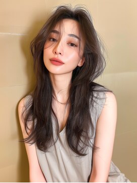 ラベスト キョウト(LOVEST) ハイレイヤー/フェイスレイヤー/アッシュブラウン/ロングウルフ