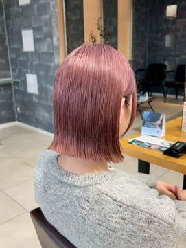 ラウル(Laulu) くびれヘア/アプリコットオレンジ/夏のヘアアレンジ/佐倉