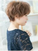 ■カーキベージュくせ毛風フレンチガーリー51越谷20代30代40代