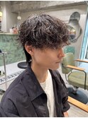 シャドウパーマ くせ毛風 新宿 塩澤太一