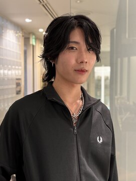 ラパンセヴェールメンズ 栄(LA PENSEE VERT MEN'S) 襟足長めメンズウルフ