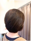 40代50代 白髪染め／グラデーションボブ／ミセスヘア