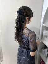 ノアグリーン(noa green) ロングハーフアップ