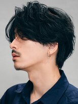 バイフィフス 原宿/表参道(by fifth)&nbsp;メンズシースルーマッシュニュアンスパーマシャドウパーマテテ風