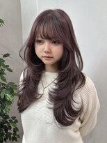 ソア 京都三条河原町(SOA) 20代30代ハッシュカット×ラベンダーグレージュ