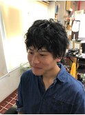ちょっときつめなスパイラルパーマ
