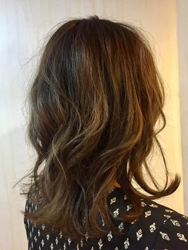 ヘアサロンエムフィス 池袋東口(HAIR SALON M Fe's) デザインカラー/厚めバング/ローライト/スリークボブ