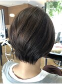 すっきりショートボブ