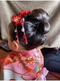 ３歳日本髪【七五三】