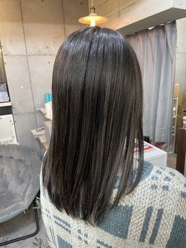 ラグズ 茅ヶ崎(LAGUZ) ナチュラルハイライト×ダークグレー×XTREATMENT