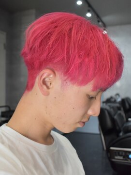 バーバーハウス ラヴィ(Barber House Lavie) 韓国風ピンクマッシュ