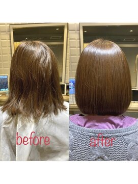 カミケンガレリア(kamiken. galleria) カラーが映える！美髪エステでサラ艶ボブ【カミケンガレリア】