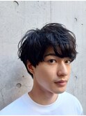 ニュアンスマッシュパーマ