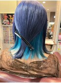 ネイビー★ターコイズ