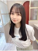 シースルー前髪が可愛い☆美髪髪質改善