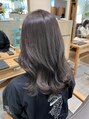 エテレ(etele) 透明感のあるカラーも得意です◎ブリーチなしでもお任せ下さい