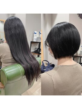 ヘアサロン ナノ(hair salon nano) ショート/丸みショートボブ/縮毛矯正/トリートメント