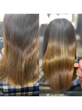 アローズ 玉名店(arose) ２０～40代　梅雨対策　髪質改善　艶感ナチュラルエアストレート