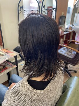 ビーヘア(be hair) 芽郁ちゃん風ウェッティ×ウルフヘア