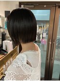 ぱつっとボブ/長崎/ショート/韓国ボブ/切りっぱなしボブ