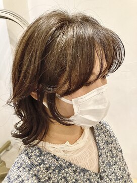 アミュレット バイ サファリ 西荻窪(AMULETTE BY SAFARI) 《お客様スタイル13》レイヤーボブ×パーマ