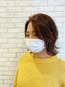 ヘアアプセウス (hair APCEWS) 動きのあるくびれレイヤースタイル