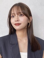 ノイ(noi)&nbsp;顔周りレイヤーカットくびれヘアミルクティーベージュカラー