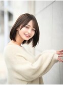 前髪似合わせ美髪ケアカラーエアリーピンクブラウン