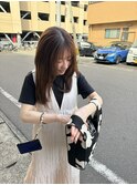 ナチュラルストレートヘア