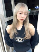 アンメリーアン(Ann merry ann)&nbsp;大人可愛い大人美人くすみカラーアッシュグレーベージュ