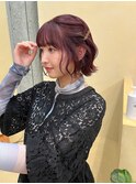 【snuw_ayano】ブリーチ/ピンクラベンダー/ボブ