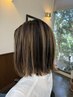 オススメNO.2【白髪診断カウセリング】カット+白髪ぼかしハイライトカラー