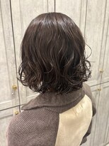 ボネッカ 鶴見(BONECCA)&nbsp;ボブパーマ×ラベンダーカラー【柳澤優名】