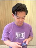 心斎橋 メンズカット かき上げ
