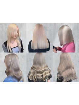 カミカリスマ受賞サロン☆SNS映え間違いなし！ホワイト系ブリーチに圧倒的な信頼◎