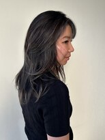 ロカリタ キョウト 四条大宮店(ROCAReTA kyoto)&nbsp;顔周りレイヤー×毛先デザインカラー