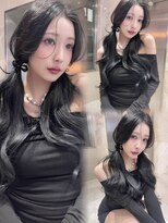 リリー(Lilley) マロンベージュ×小顔レイヤー×韓国風巻き【ayana】