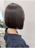 縮毛矯正×ボブ