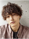 グランジ感◎無造作ツイストスパイラルマッシュ