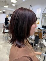 メモリーズ 表参道(Memories)&nbsp;冬におすすめ血色感アップうる艶ピンクブラウンヘア♪