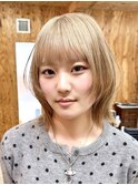 ルーツカラー　× &nbsp;&nbsp;レイヤーボブ