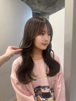 ラーム 出雲朝倉店(rame)の写真/【NEWOPEN】大人っぽさもカワイイも叶うrame《ラーム》の顔周りカット＊韓国/レイヤー
