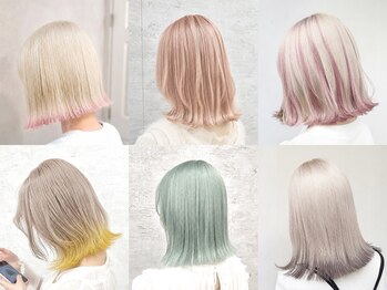 イル(iLu.)の写真/【周りと差がつく】ダメージレスなブリーチでダブルカラー！！思わず触れたくなる【艶髪】であなたらしさを