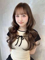 クム(kumu)&nbsp;前髪カット/ヘアセット/レイヤーカット/韓国ヘア/透明感カラー
