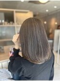 髪質改善白髪ぼかし×ブルーラベンダー