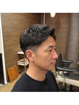 ワンワンオー バーバーショップ 博多店(@110 BARBER SHOP) ツーブロックショートカルマヘアスリックバックジェットフェード