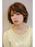 30代40代♪大人かわいい小顔ショートレイヤースタイル☆